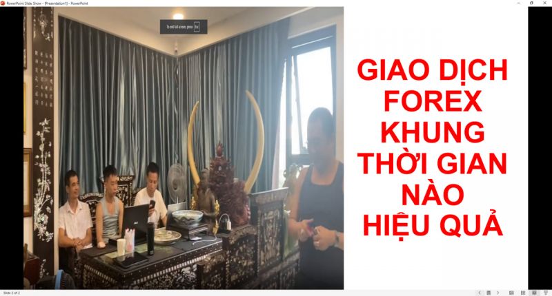 GIAO DỊCH FOREX KHUNG THỜI GIAN NÀO HIỆU QUẢ