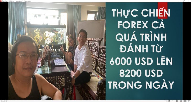 THỰC CHIẾN FOREX CẢ QU&Aacute; TR&Igrave;NH Đ&Aacute;NH TỪ 6000 USD L&Ecirc;N 8200 USD TRONG NG&Agrave;Y
