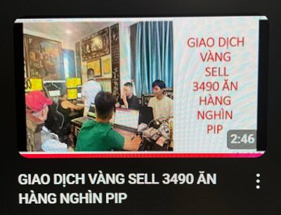 TRUNG TÂM ĐÀO TẠO FOREX SELL VÀNG 3500 CỦA THẦY TRẦN QUỐC MINH