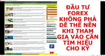 ĐẦU TƯ FOREX KHÔNG PHẢ DỄ THẾ NÊN KHI THAM GIA VÀO CẦN TÌM HIỂU CHO KỸ