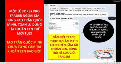 BỌN FOREX G&Agrave; MỚI D&Ugrave;NG T&Agrave;I KHOẢN CEN ĐỂ G&Aacute;Y DẪN BIẾT TRADE AI M&Agrave; D&Ugrave;NG