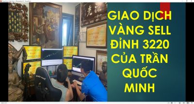 GIAO DỊCH VÀNG SELL ĐỈNH 3220