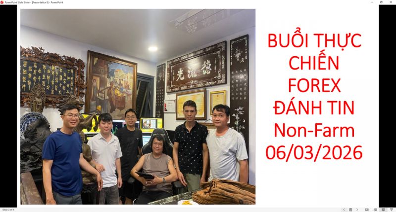 HỌC THỰC CHIẾN FOREX Đ&Aacute;NH TIN Non-Farm 06/03/2026