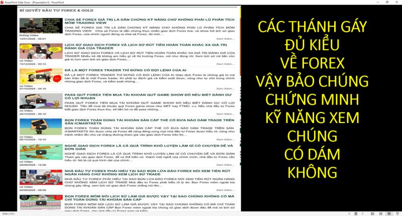 TRẦN QUỐC MINH FOREX TRADER KHẲNG ĐỊNH KỸ NĂNG