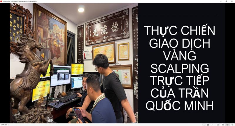THỰC CHIẾN GIAO DỊCH V&Agrave;NG SCALPING TRỰC TIẾP CỦA TRẦN QUỐC MINH