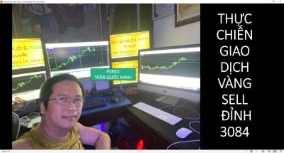QUÁ TRÌNH THỰC CHIẾN GIAO DỊCH VÀNG SELL ĐỈNH 3085 CỦA THẦY TRẦN QUỐC MINH