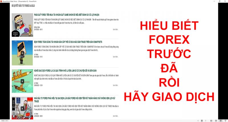 HIỂU BIẾT FOREX TRƯỚC ĐÃ RỒI HÃY GIAO DỊCH