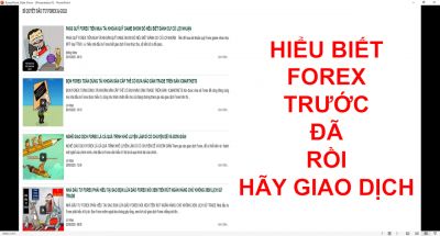HIỂU BIẾT FOREX TRƯỚC ĐÃ RỒI HÃY GIAO DỊCH