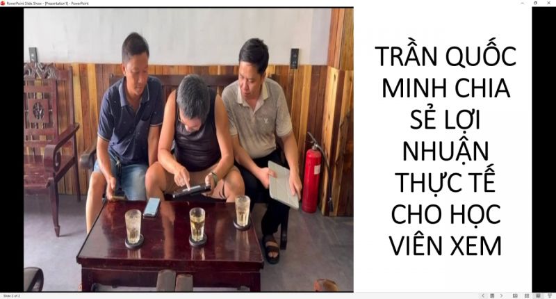 TRẦN QUỐC MINH CHIA SẺ LỢI NHUẬN THỰC TẾ CHO HỌC VI&Ecirc;N XEM
