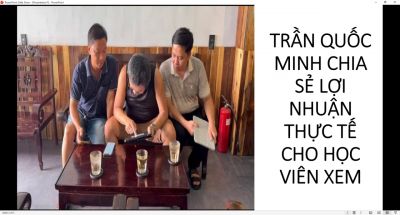 TRẦN QUỐC MINH CHIA SẺ LỢI NHUẬN THỰC TẾ CHO HỌC VI&Ecirc;N XEM