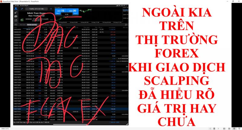 NGOÀI KIA TRÊN THỊ TRƯỜNG FOREX KHI GIAO DỊCH SCALPING ĐẴ HIỂU RÕ GIÁ TRỊ HAY CHƯA