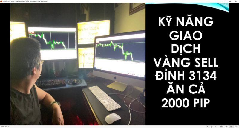 TRỰC TIẾP THEO DÕI THẦY TRẦN QUỐC MINH GIAO DỊCH VÀNG SELL ĐỈNH 3160