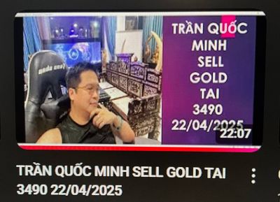 THỰC CHIẾN GIAO DỊCH VÀNG SELL ĐỈNH 3500 CỦA THẦY TRẦN QUỐC MINH