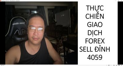 TRẦN QUỐC MINH GIAO DỊCH VÀNG SELL ĐỈNH 4059 ĂN CẢ NGHÌN PIP