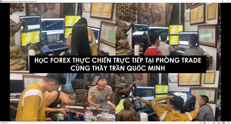 HỌC FOREX THỰC CHIẾN TRỰC TIẾP TẠI PHÒNG TRADE CÙNG THẦY TRẦN QUỐC MINH