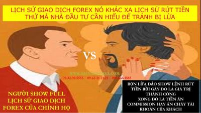 LỊCH SỬ GIAO DỊCH FOREX NÓ KHÁC XA LỊCH SỬ RÚT TIỀN THỨ MÀ NHÀ ĐẦU TƯ CẦN HIỂU ĐỂ TRÁNH BỊ LỪA